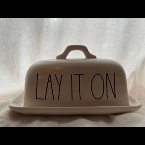 Rae Dunn - cream colour butter dish